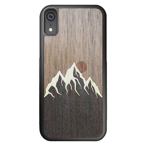 Mountain - Wooden iPhone MagSafe Case 15 Pro Max, 14 Plus, 13 Pro, 12 Mini, 11 - Photo 30 sur 36