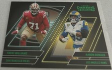 2022 Contenders Football Trent Williams Aaron Donald Contenders Series Green