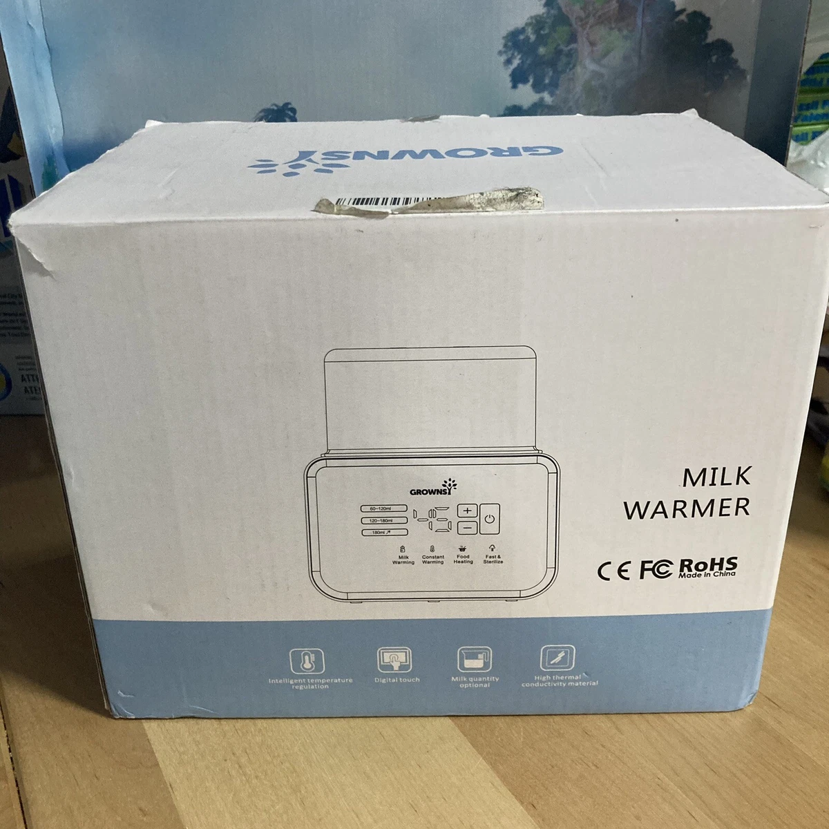 Grownsy Milk Warmer/Food Heater/Sterilizer - NEW Opened Box | eBay