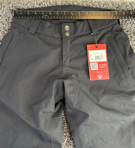 Pantaloni da sci e neve donna Snow Moosejaw Perf donna isolati TG. 4 Nero - Foto 4 di 8