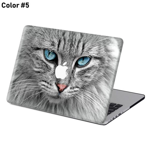 Funda rígida de goma mate con patrón animal para 2024 nueva Macbook Air Pro - Imagen 16 de 26