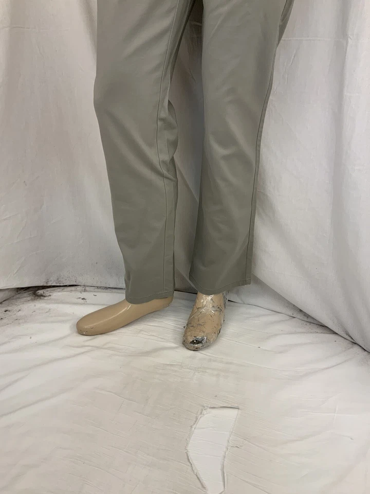 Pantalones Alfani 34x32 algodón topo nailon frente plano nuevos sin etiquetas ygi p1-452 Foto 4 de 4