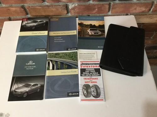 Lexus IS 350 IS 250 2007 manual del propietario con estuche de vinilo - Imagen 1 de 3