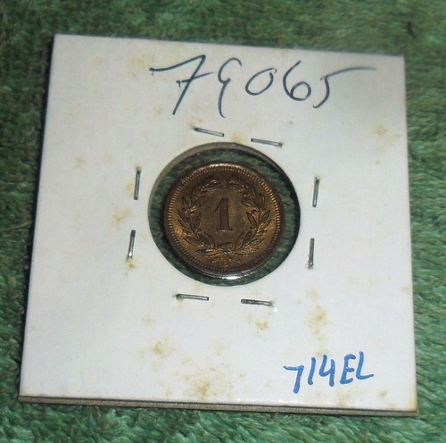 JB RFM 79065 Switzerland 1936 1 Rappen AU condition - Picture 2 of 2