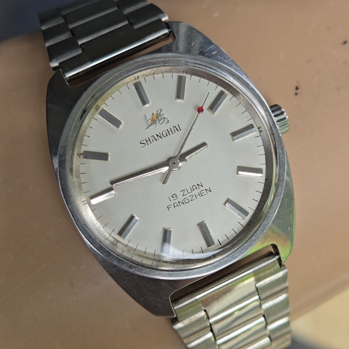 Shanghai Watch ヴィンテージ 手巻き メンズ 腕時計 Vintage SHANGHAI men's manual wind watch 19Jewels china made