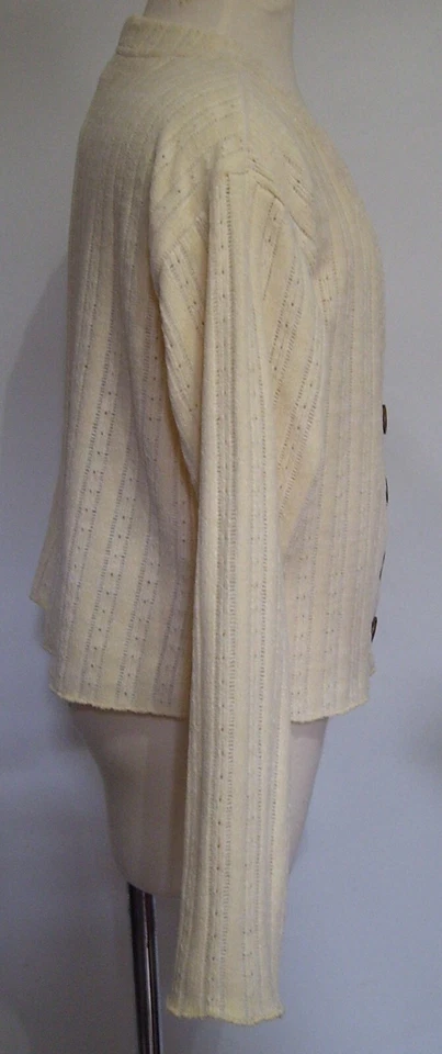 Кардиган для девочек Jessica Simpson кремовый морская соль на пуговицах спереди свитер L 12 - Изображение 2 из 3