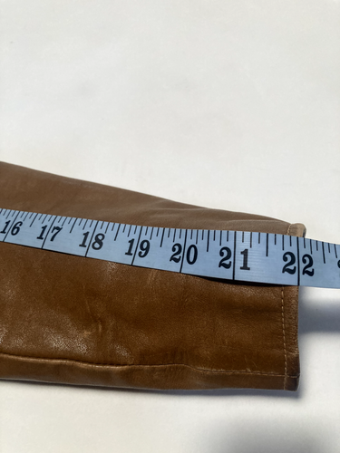 Really Awesome Vintage Jacket! Walter Dyer Moto Jacket Brown_S/XS - Picture 6 of 7