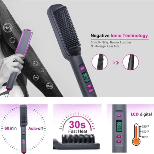 Automatic Rotating Tourmaline Ceramic 1.25 Inch Curling Iron Wand Hair Curler - Picture 49 of 52