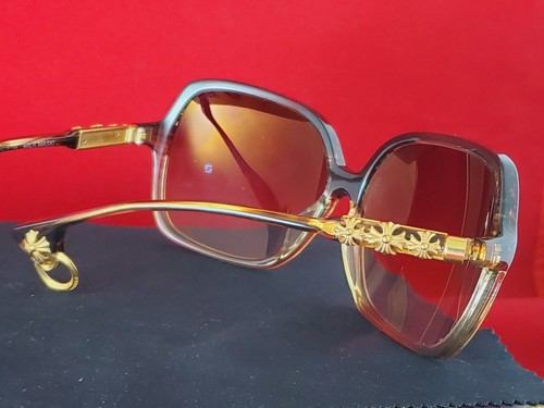 😎 New Chrome Hearts MILK MASKI BS 61 □ 15 - 130 gold, gradient sunglasses. - Picture 4 of 24