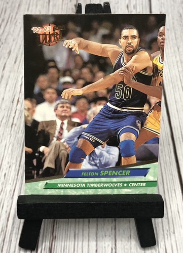 1992-93 Fleer Ultra Minnesota Timberwolves Basketball Card #112 Felton Spencer - Picture 1 of 4