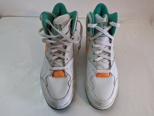 Ds 1990 Nike Air Quantum Force 2 Hi High Us 11 Vintage Dolphins Max 1 Vintage - Picture 12 of 12