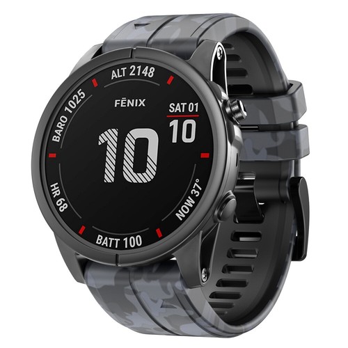 Quick Fit Silicone Watch Band Strap For Garmin Fenix 5 5X 6 6X Pro 7 7X Solar - Afbeelding 19 van 180