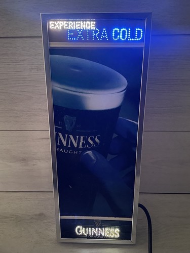 Guinness Original Kneipe Werbung Leuchte "Experience Extra Cold" - Bild 7 von 11