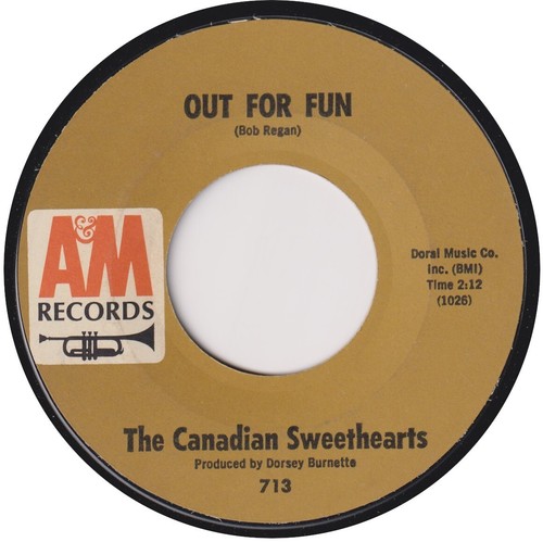 THE CANADIAN SWEETHEARTS “Freight Train” A&M (1963) - Picture 2 of 2