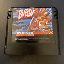 Bubsy in Claws Encounters of the Furred Kind (Sega Genesis, 1993) cartridge only