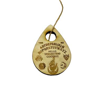 Ornament - Spirit Board - Raw Wood 3x2in Ornament - Spirit Board - Raw Wood 3x2in
