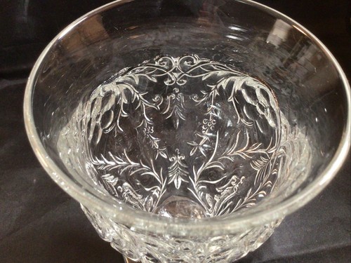 Rock Crystal McKee Depression Glass Short Stem Embossed Ice Tea - Picture 7 of 10