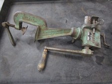 Used Pexto Peck Stow Sheet Metal Hand Crank Powered Flanger Machine Crimper 0581