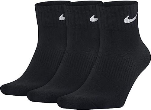 NIKE SOCKS Mens Women 3 Pairs 6 Pairs Lightweight Crew Ankle Cotton Socks Sports - Picture 4 of 36