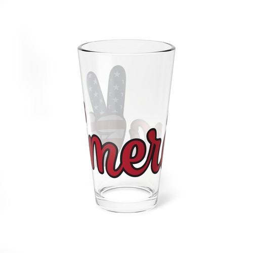 Patriotic Peace Mixglas, 16 Unzen Getränkebecher, Sommer BBQ Trinkgeschirr, 4. [...] - Bild 2 von 7