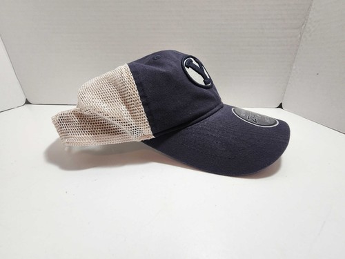 BYU Cougars Zephyr Trucker Meshback Snapback Cap Hat Blue White NCAA NEW - Picture 2 of 9