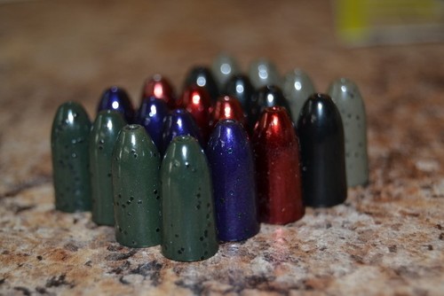 JIG SHACK TUNGSTEN WORM OR FLIPPING WEIGHTS 5 sizes! ALABAMA OWNED! - Picture 4 of 9