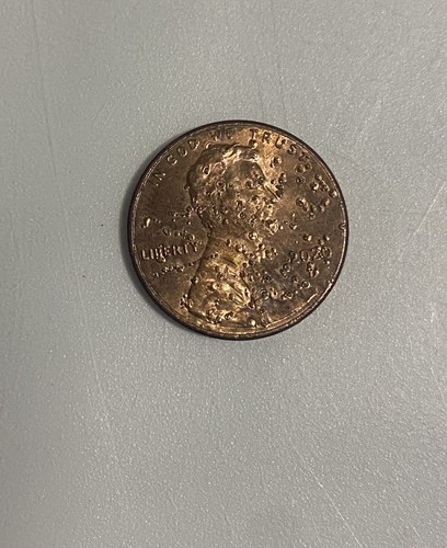 2020 D Mint Penny With Plating Blisters  - Picture 3 of 4