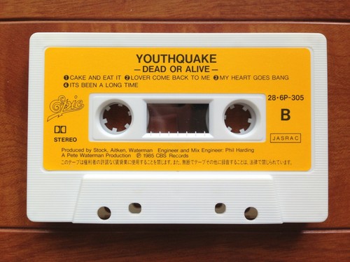 Dead Or Alive Youthquake Japan 1985 Cassette Epic 28 6P-305 Pete Burns Disco Pop - Picture 5 of 9