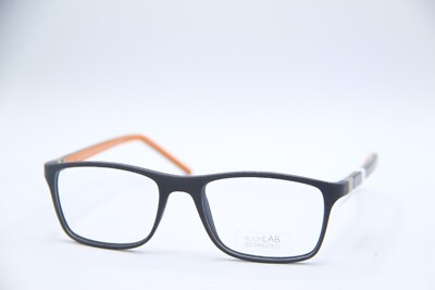 NEW ALIUM LAB 6 COL 3D12 BOXING GREY ORANGE AUTHENTIC FRAMES EYEGLASSES 55-19