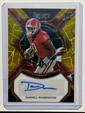 2023 Select Draft Picks - Gold Lazer Prizm #RS-DWA Darnell Washington /25 (RC)