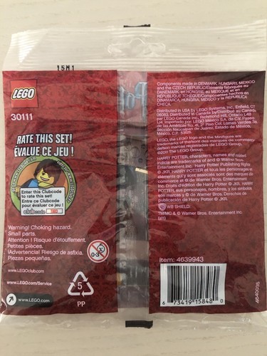 NIP LEGO HARRY POTTER Lab with Minifigure 30111 Polybag 34 Pieces New 2011 - Picture 4 of 9