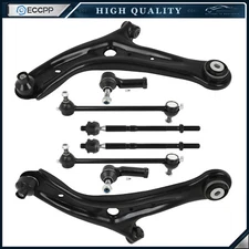 Front Control Arm and Ball Joint Tie Rod End Sway Bar For 2011-2019 Ford Fiesta