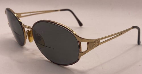 SERGIO TACCHINI EYEGLASSES FRAMES ONLY S.T.1084-S GOLD/SPOT FULL RIM 57-17-130 - Picture 2 of 8
