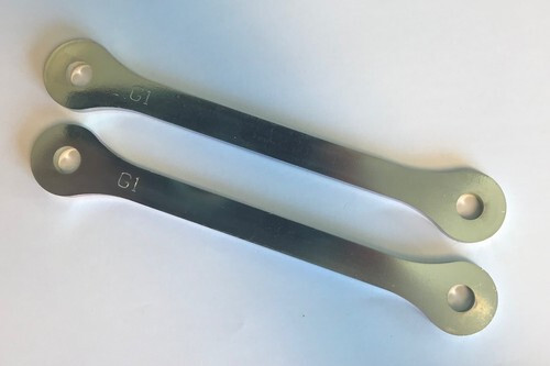 Kit descendente G1 Kawasaki ZX-6R 98-05 ZZR600 07-08 45 mm enlaces *HECHO EN EL REINO UNIDO* - Imagen 1 de 1