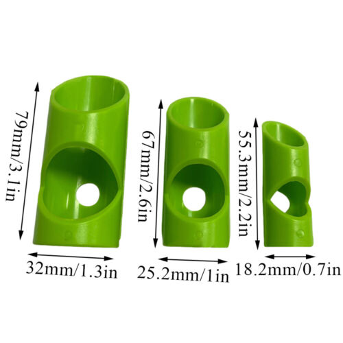 3Pcs Foam Pipe Cutter Tool,Three-Tube Insulation Cutting Fixture Tool (Green) - Picture 2 of 11