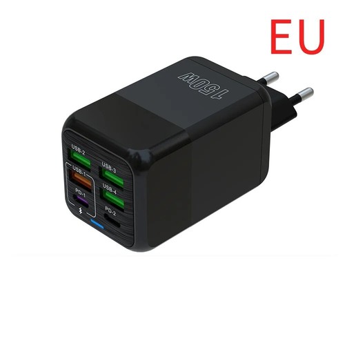 Xiaomi 150W 6 Ports Wall Super-Fast Charger Adapter PD QC 3.0 USC A & C - Picture 14 of 18