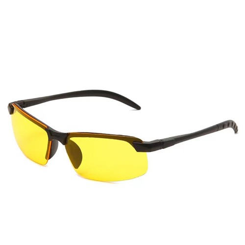 HD Night Driving Glasses Polarized Yellow Lens Anti Glare Vision Tinted Unisex - Picture 12 of 16
