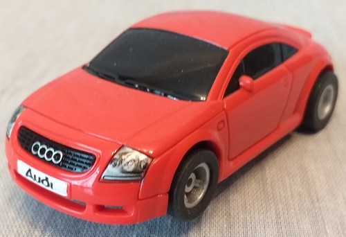 Micro Scalextric Audi TT Red & Silver 12V Supercars 1:64 Bundle PreLoved Gift - Picture 6 of 21