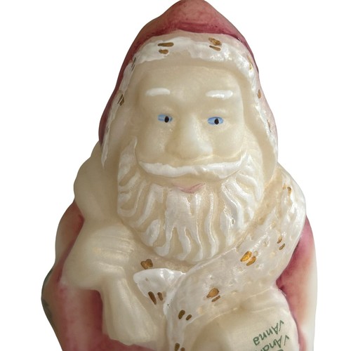Fenton Glas Weihnachtsmann Limited Edition 3097 8 Zoll signiert Weihnachts Stechpalme Weihnachtsmann Liste - Bild 9 von 18
