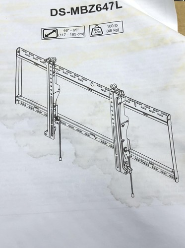 Peerless AV SmartMount Querformat Menü Board Wandhalterung für 46" bis 65" Display TV