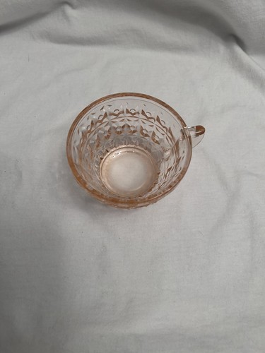 Vintage Jeannette Holiday rosa Bowle Tasse Knöpfe und Schleifen - Bild 2 von 5