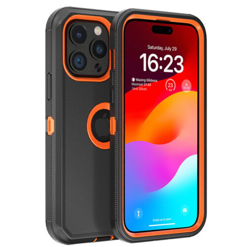For iPhone 16 15 Pro Max 14 13 12 11 XR Case Heavy Duty Shockproof Rugged Cover - Picture 6 of 104