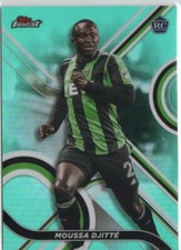 2022 Topps Finest MLS Chase Insert Aqua Refractor #82 Moussa Djitte #27/75