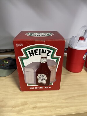 Heinz Ketchup Cookie Jar with Box 2002 Benjamin & Medwin 