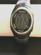 Armitron Pro Sport Watch Womens Digital Alarm Chronograph 25mm Case 45/7034