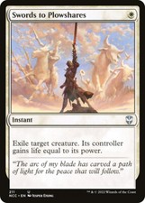 MTG Swords to Plowshares  - Streets of New Capenna Commander #211