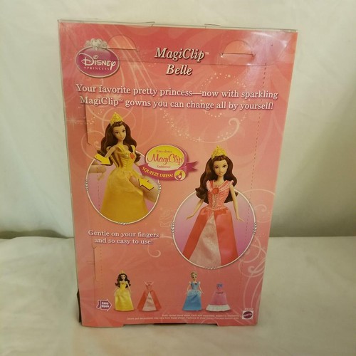 Disney Princess Barbie MagiClip Bella Doll Mattel X9359 BNIB VHTF 2012 NRFB - Picture 4 of 6