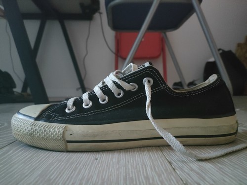 Converse ALL STAR anni '80 originali basse nera taglia 40 senza scatola - Foto 3 di 6