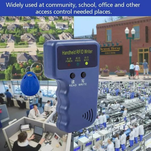 Handheld RFID ID Card Copier Key Reader Writer Duplicator 125KHz+5PCS Tags US - Picture 7 of 10