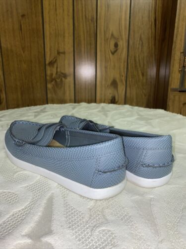 GREAT CONDITION! Basic Editions Women’s Blue Slip-on flat shoes US size 9 M - Picture 6 of 10